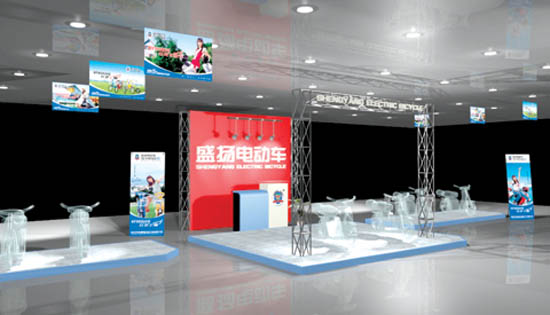 盛楊電動車展廳設計(jì)